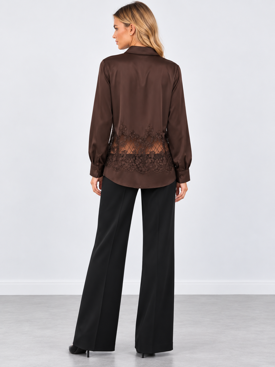 Ribbed Lace Top