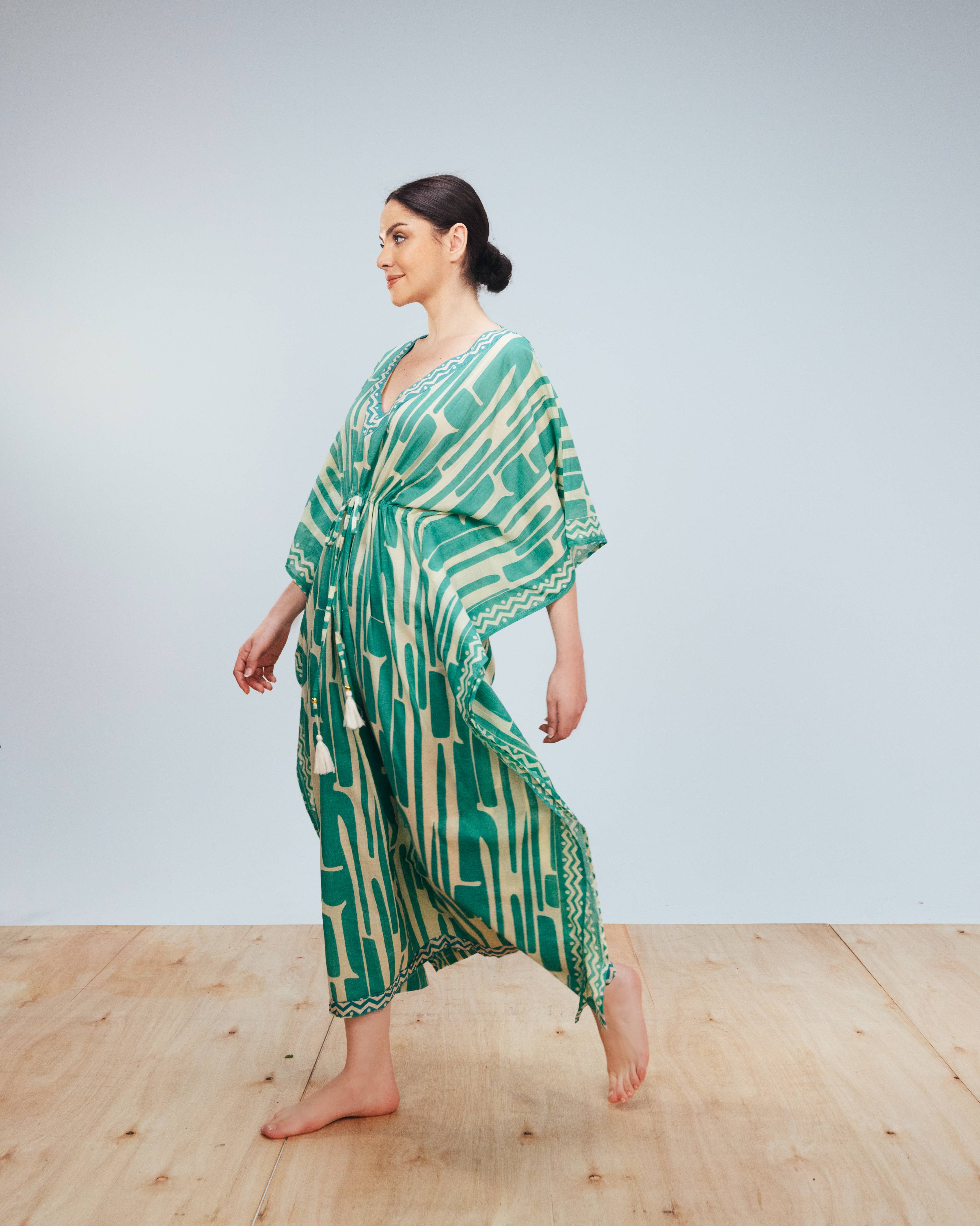 Boho V Neck Caftan