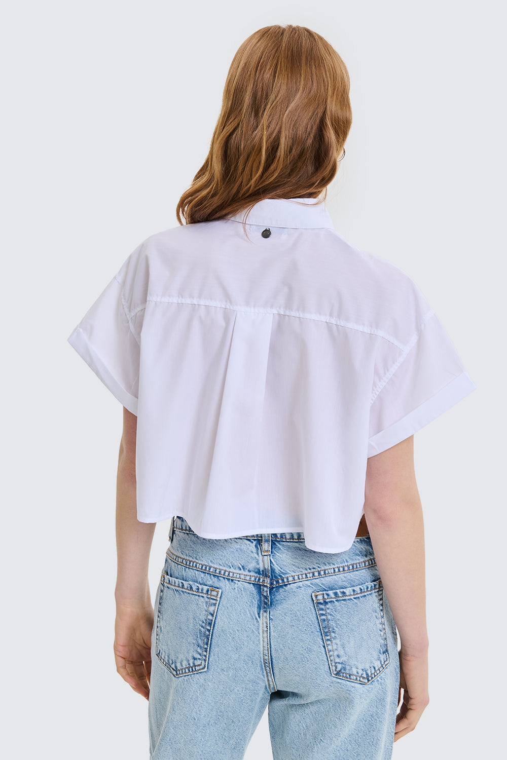 Half Sleeve Crop Shirt