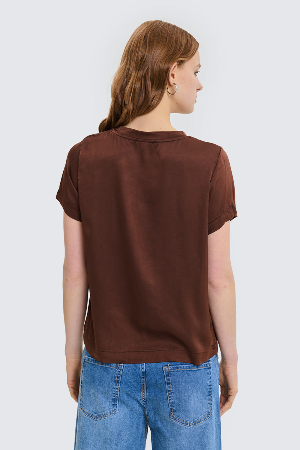 Satin T-shirt