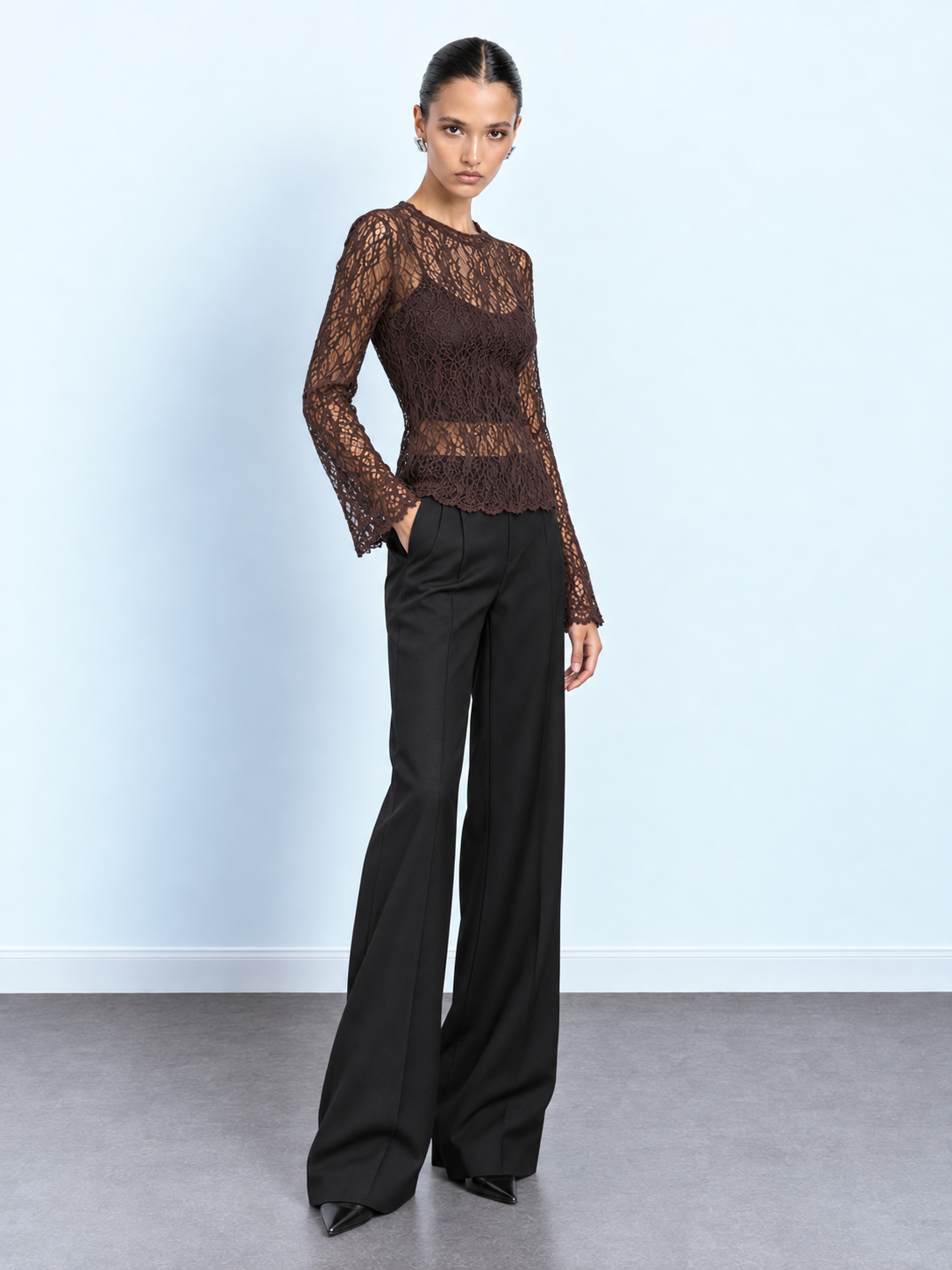 Sheer Lace Top