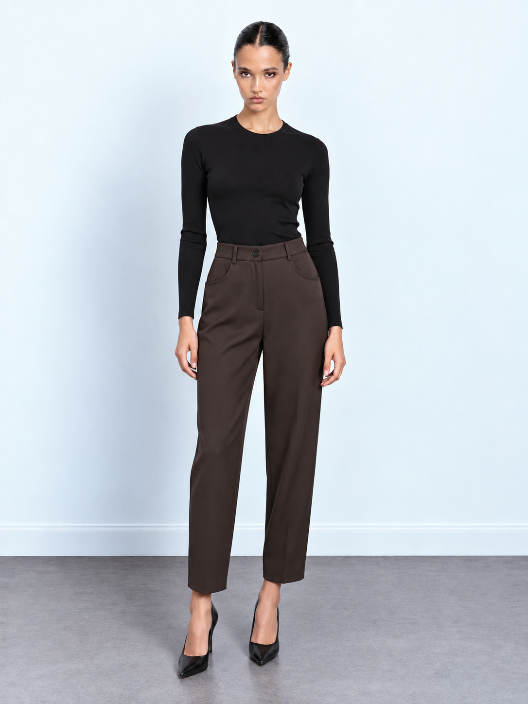 Tapered Tailored Trousers