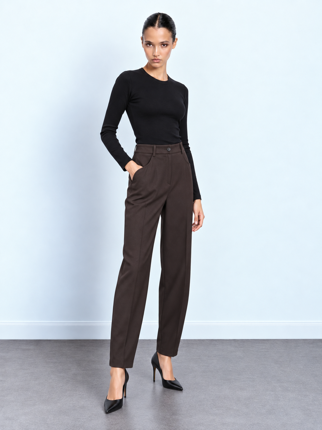 Tapered Tailored Trousers