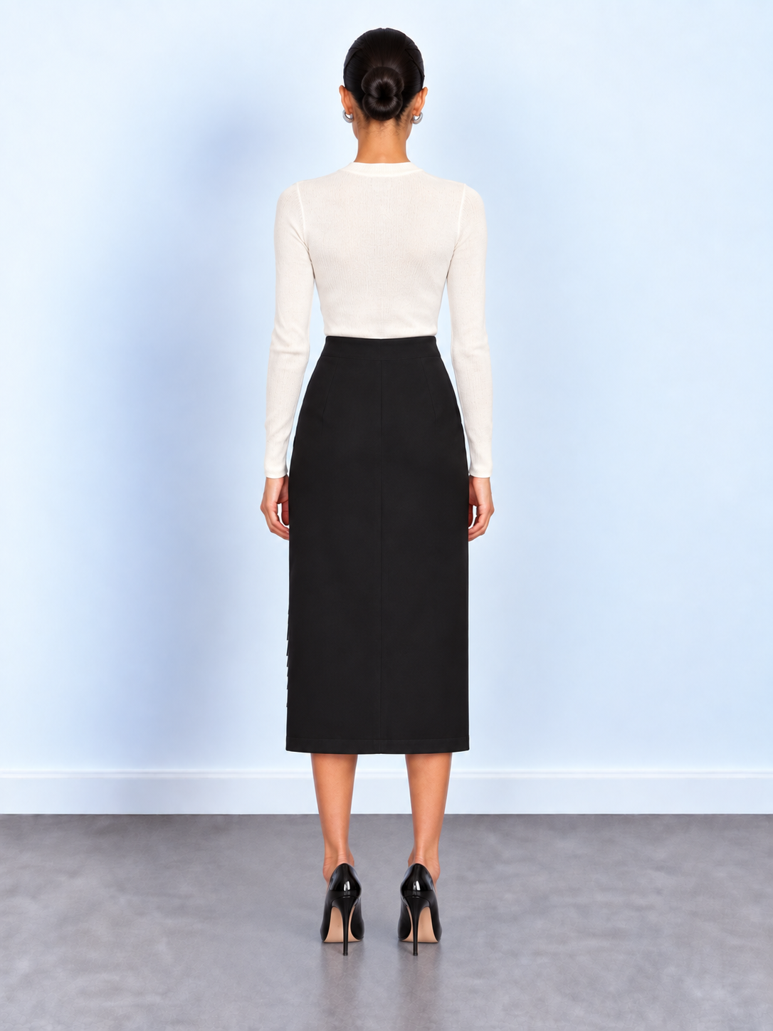 Fringe Wrap Skirt
