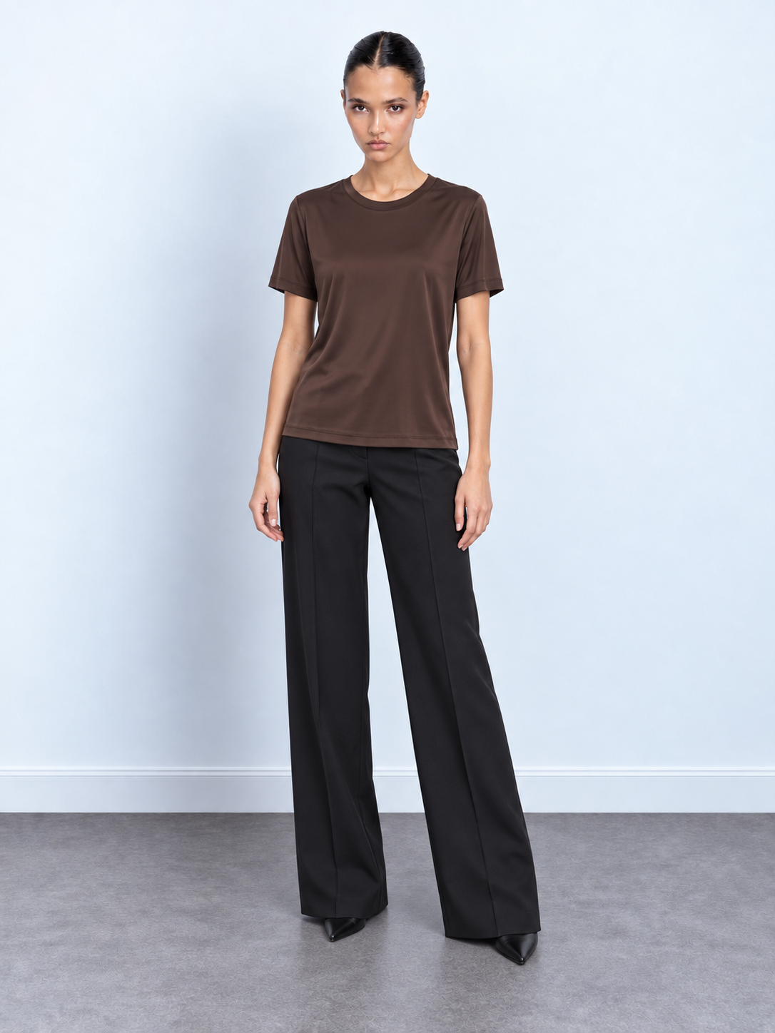 Silky Short-Sleeve Top