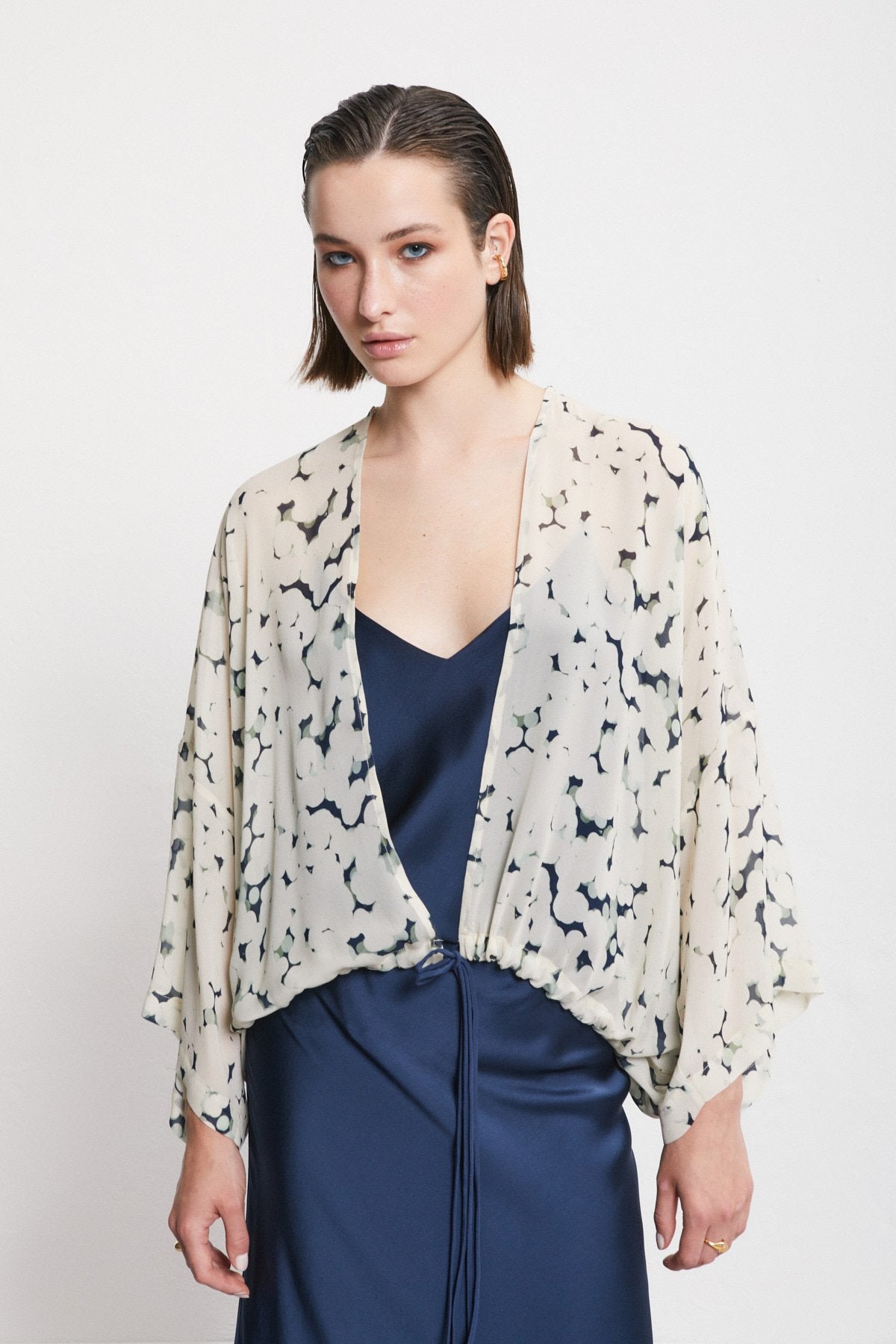 Cardigan with Drawstring