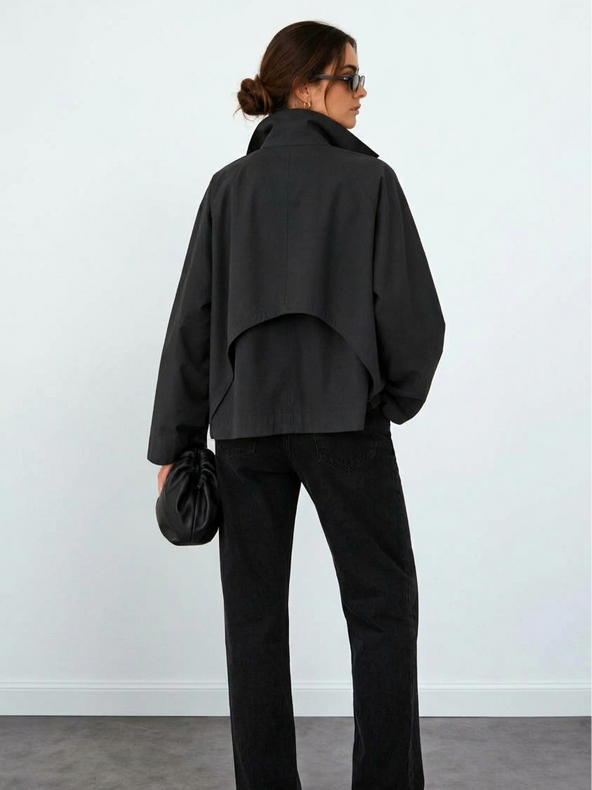 Layered High-Low Jacket