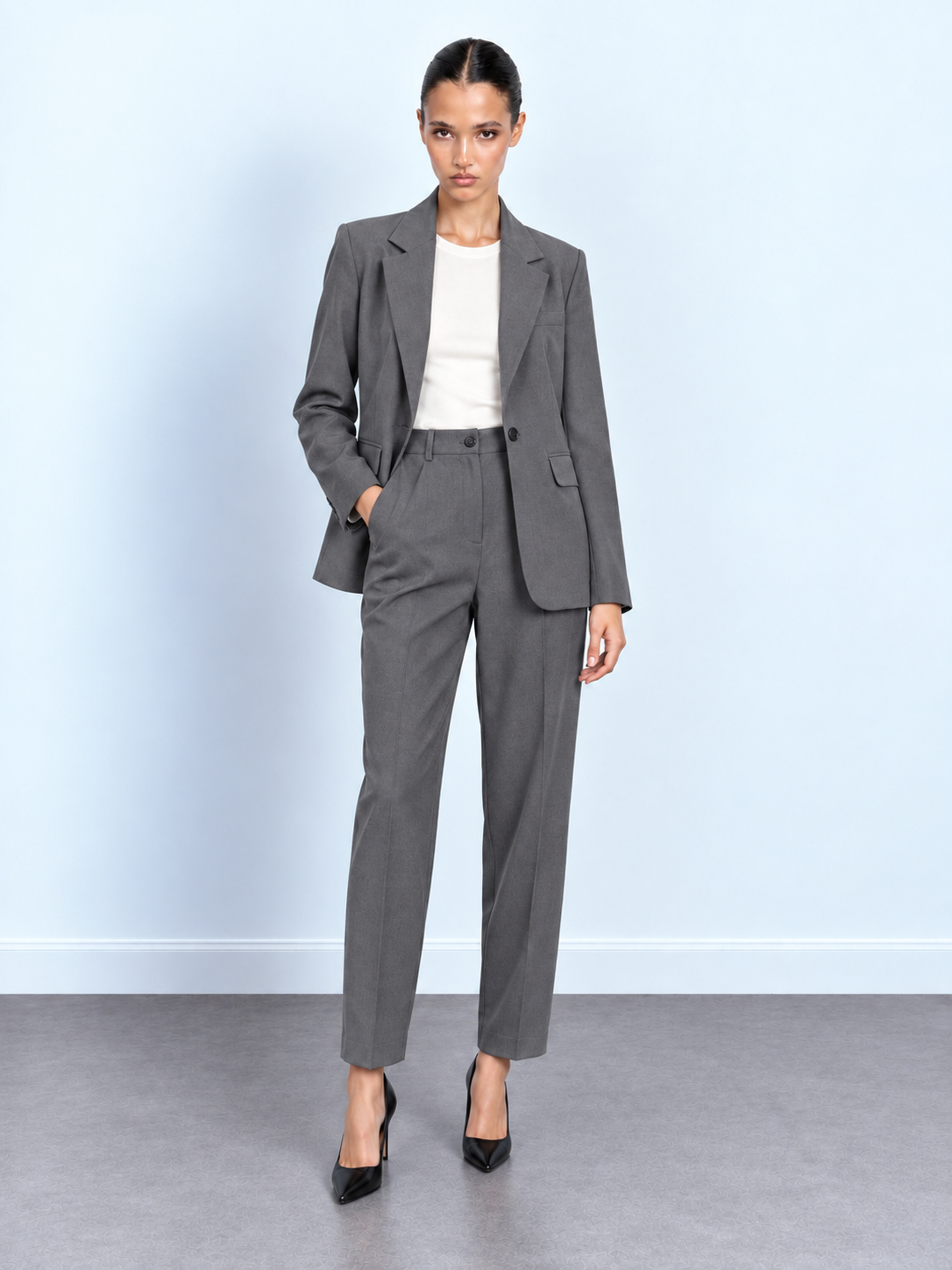 Single-Button Blazer