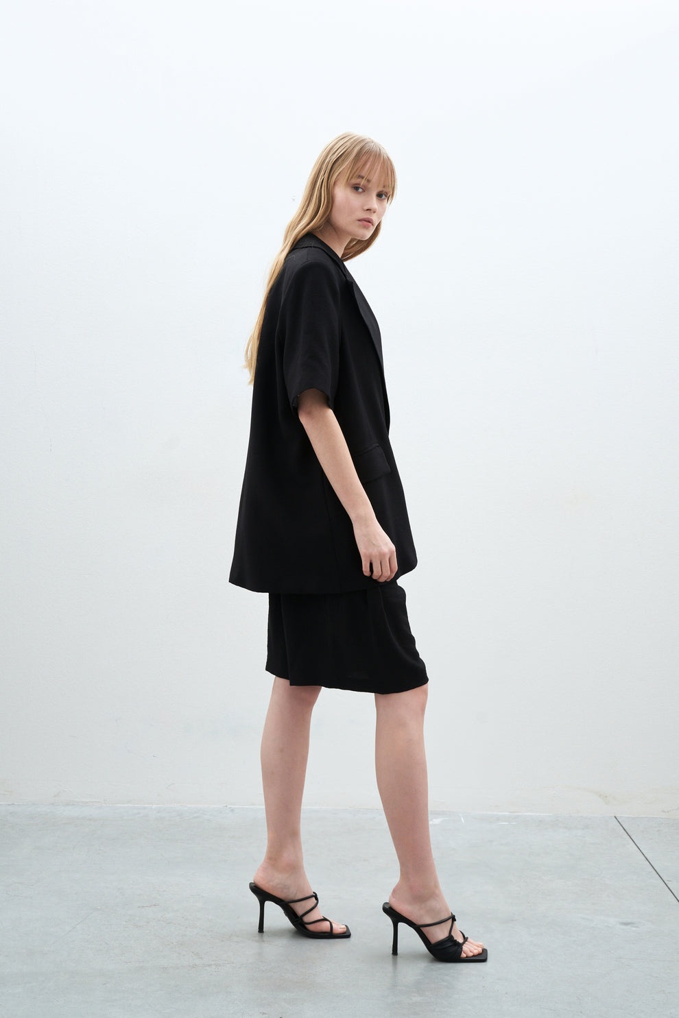 Blazer with Short Sleeves