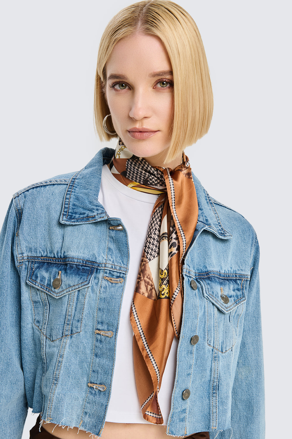 Cropped Denim Jacket