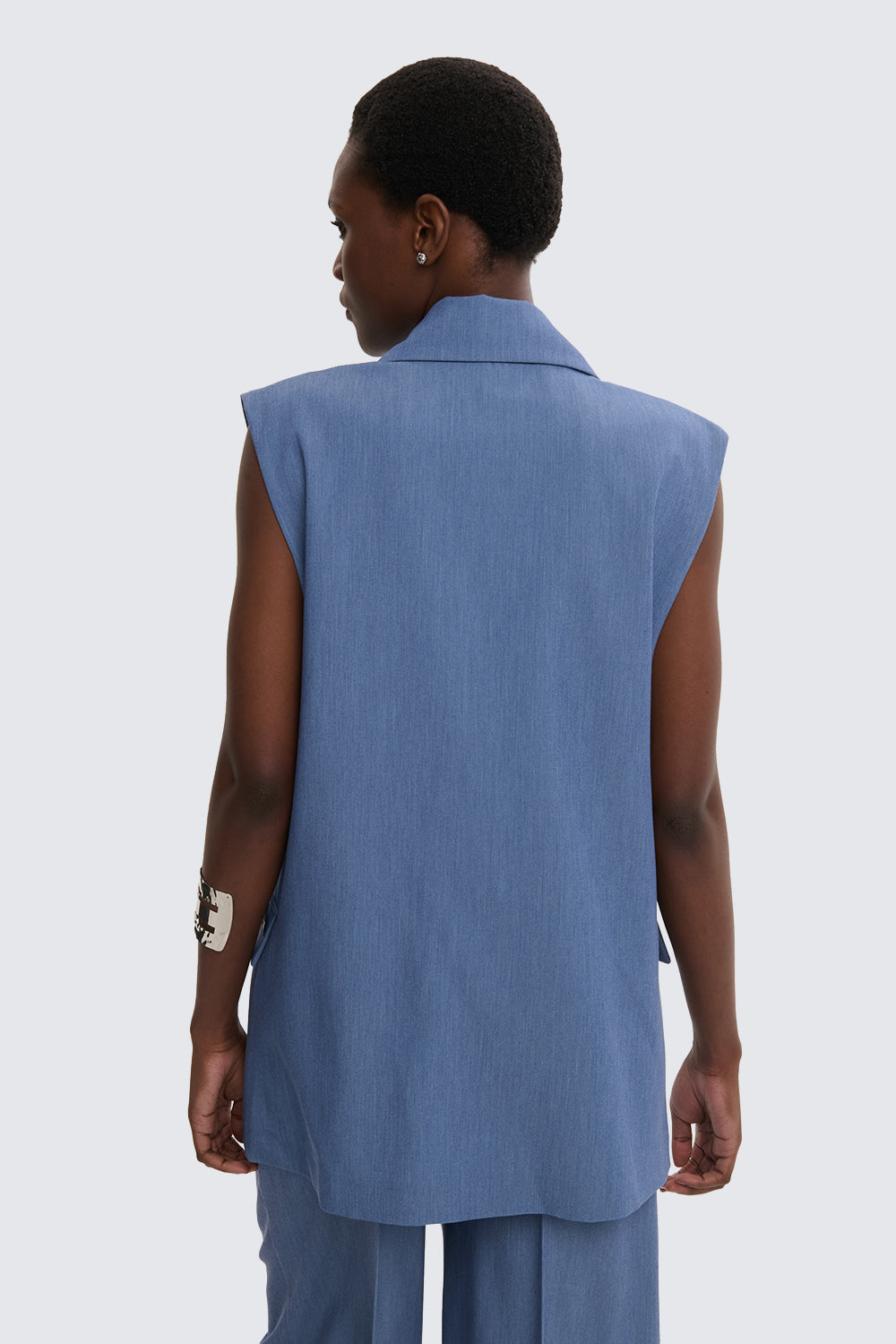 Long Double-Breasted Vest