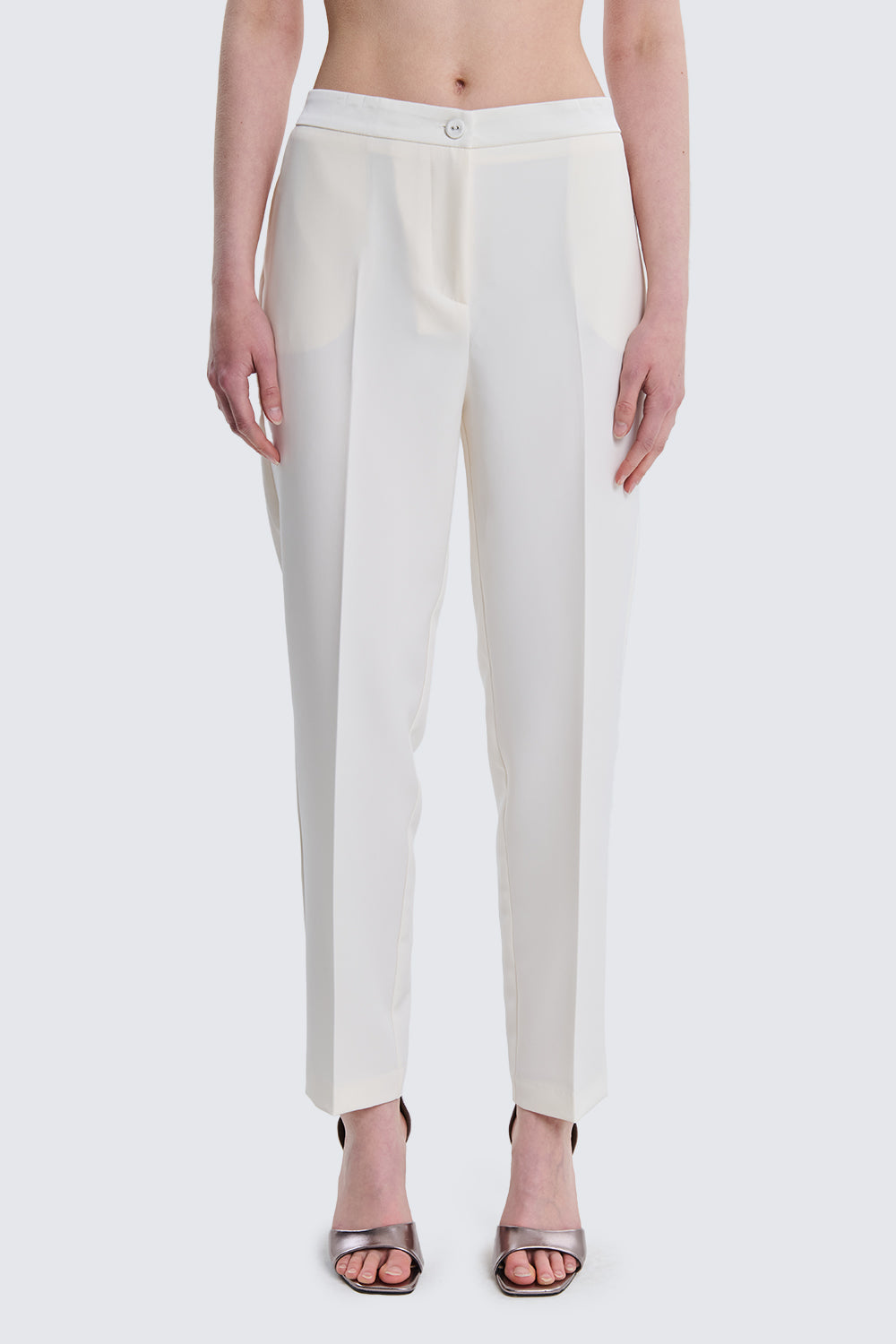Basic Trousers with Satin Edge