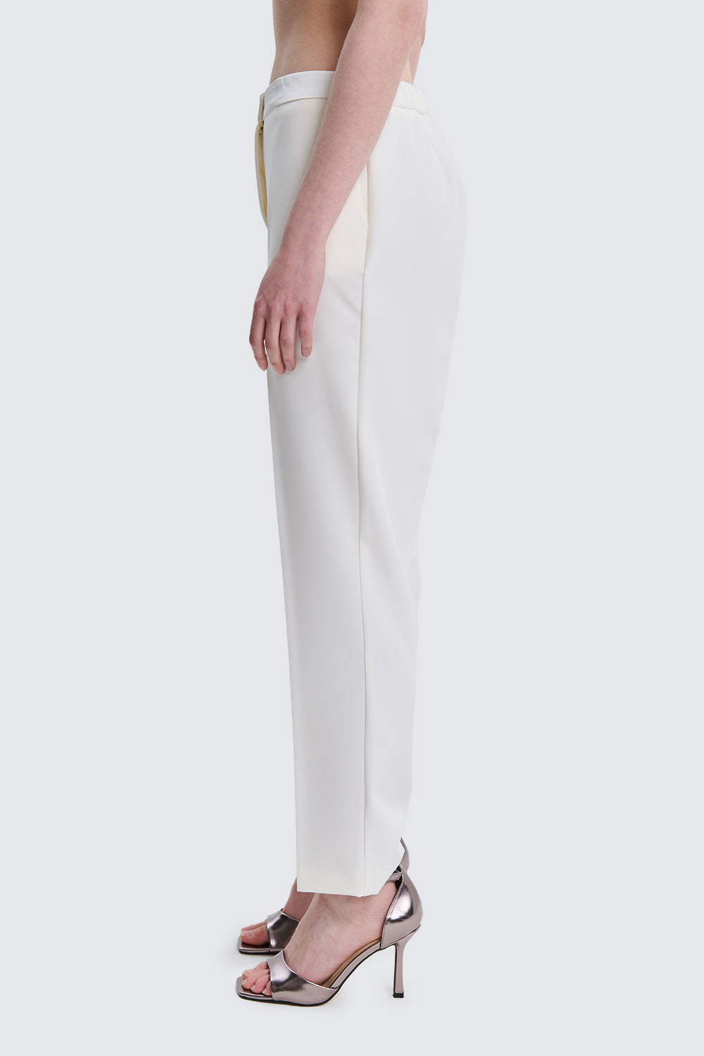 Basic Trousers with Satin Edge
