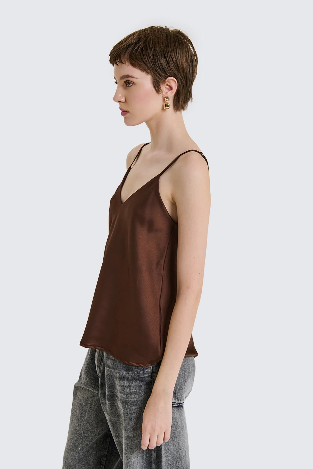 Satin Tank Top
