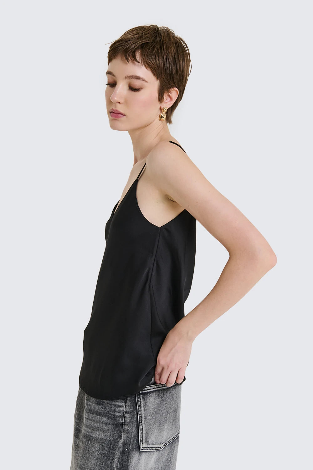Satin Tank Top