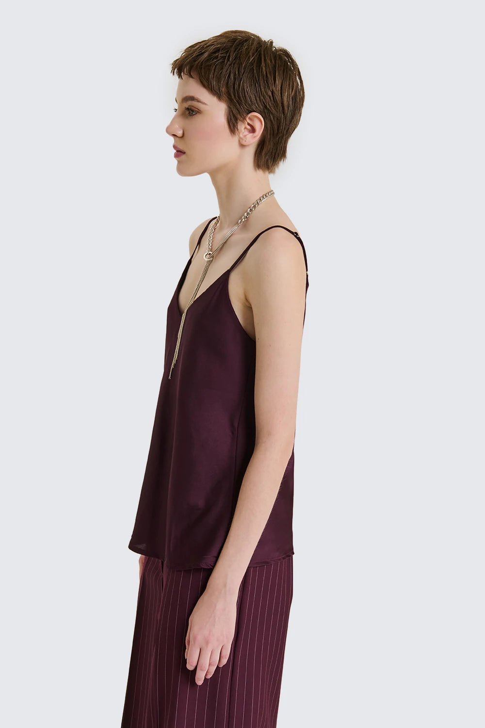 Satin Tank Top