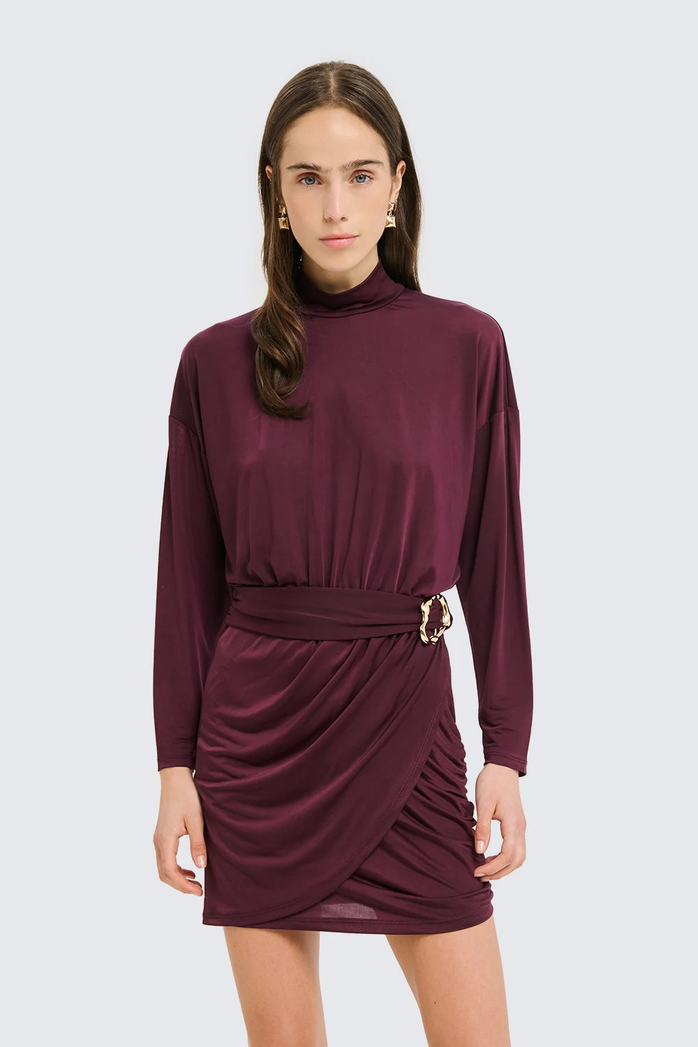 Dress with Buckle Detail