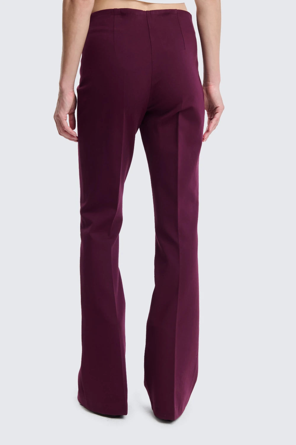 Milanese Stitch Flared Trousers