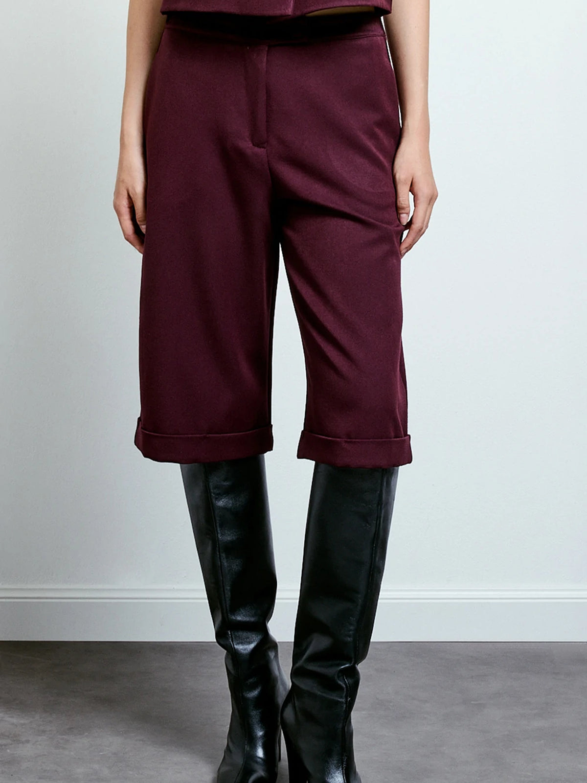 Cuffed Bermuda Shorts