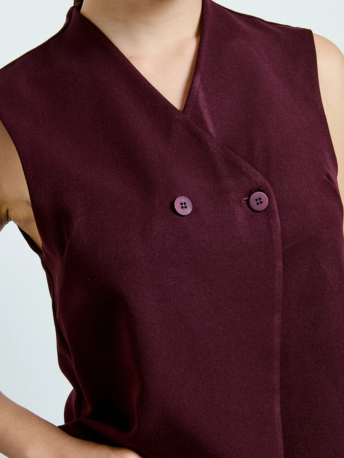 Asymmetric Tailored Vest