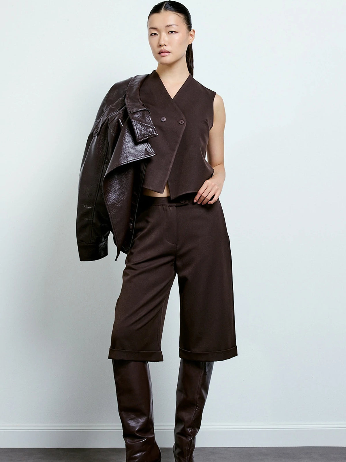 Cuffed Bermuda Shorts