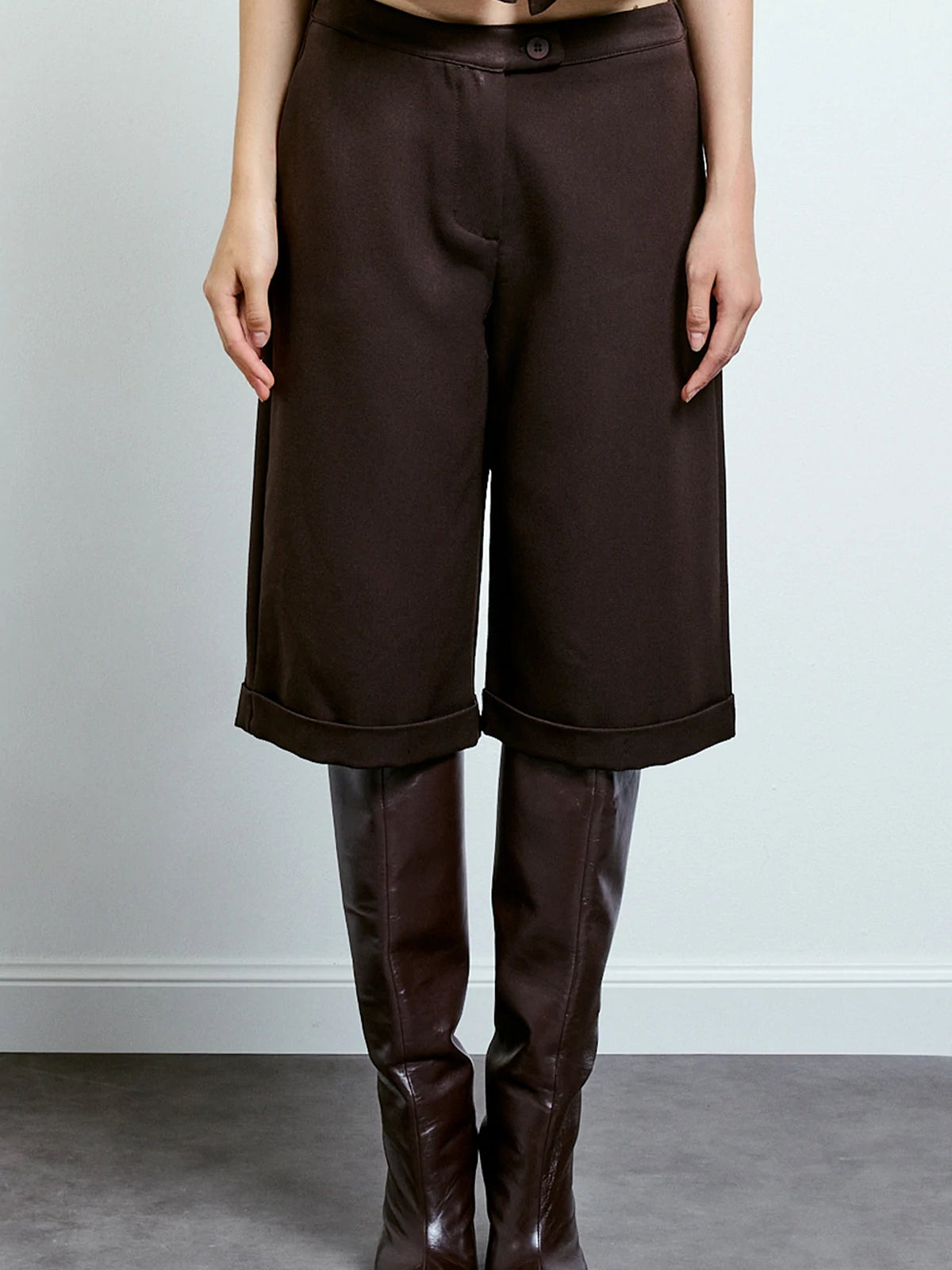 Cuffed Bermuda Shorts