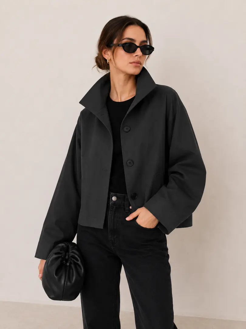 Layered High-Low Jacket