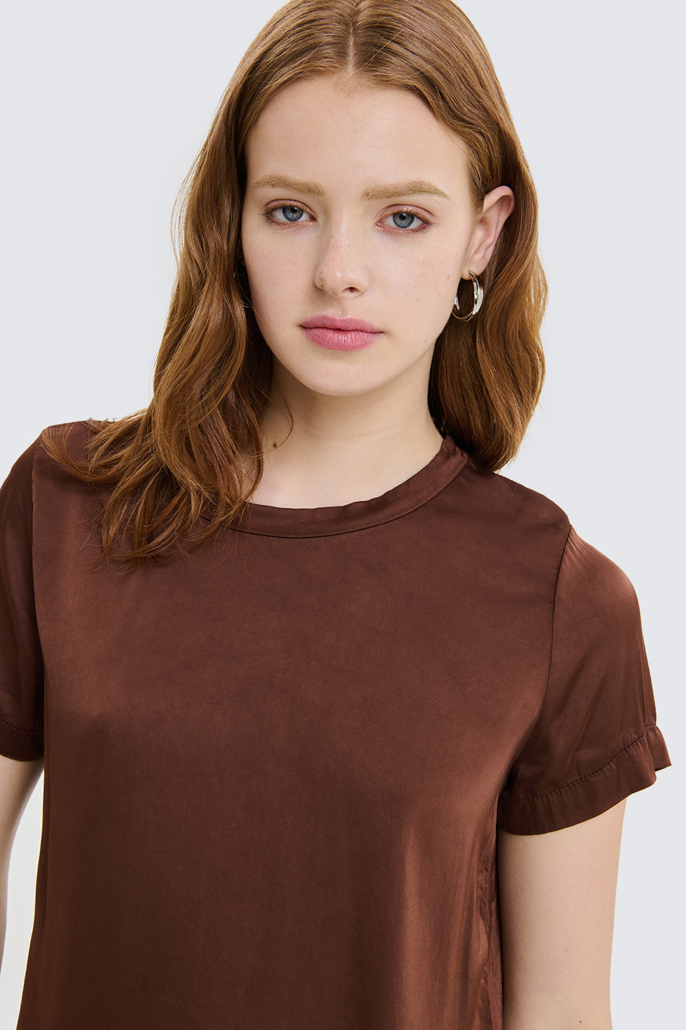 Satin T-shirt