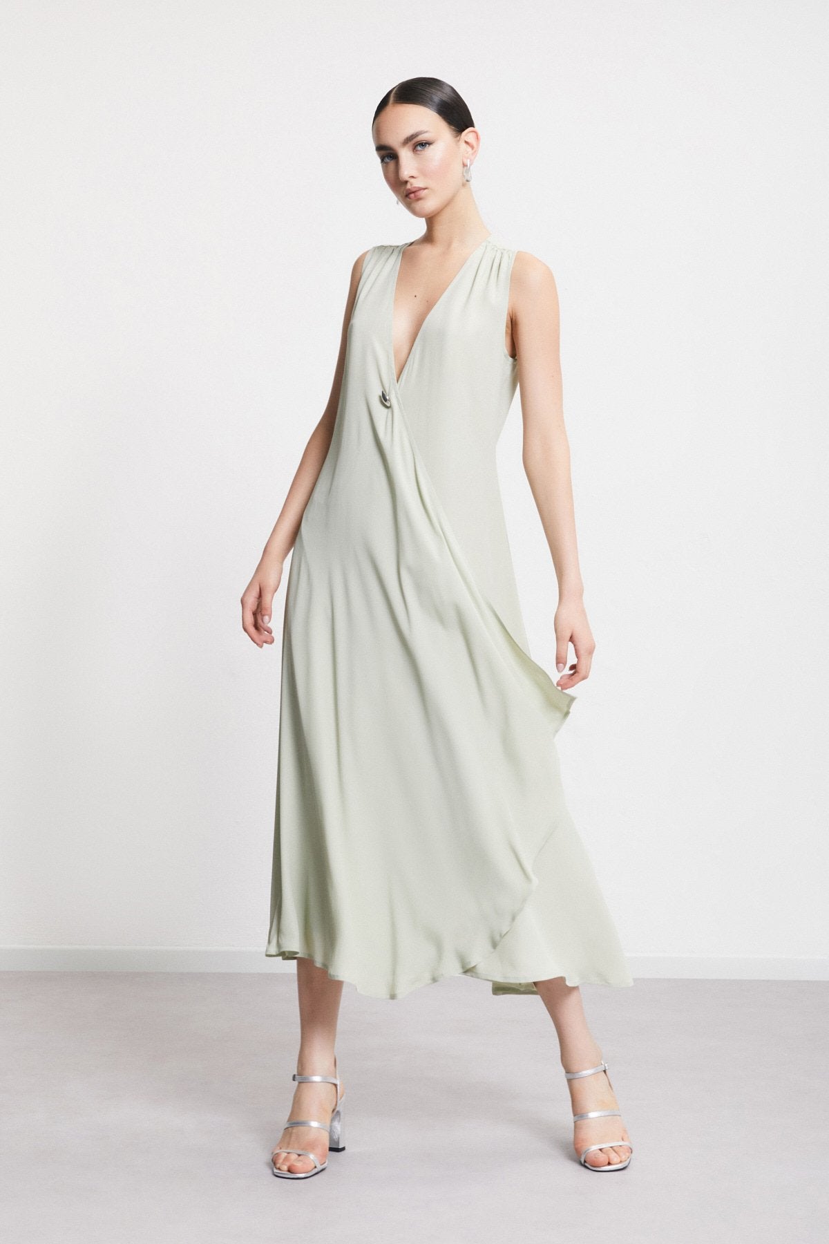 Midi Wrap Dress