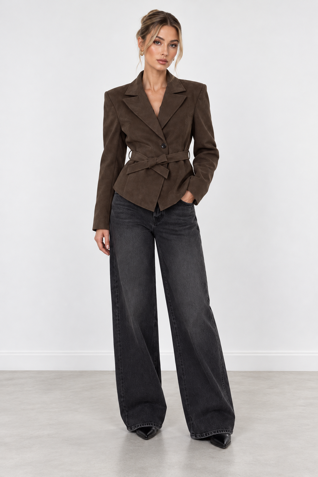 Belted Blazer