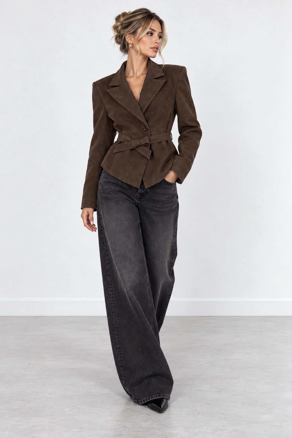 Belted Blazer