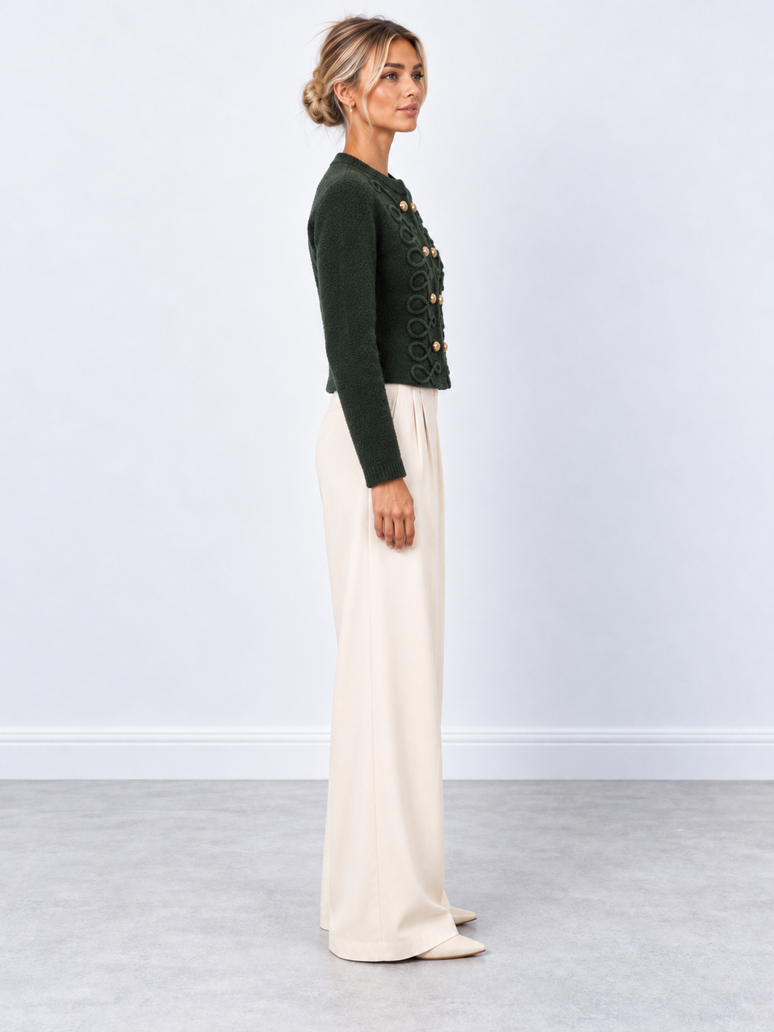 Frog Closure Cardigan
