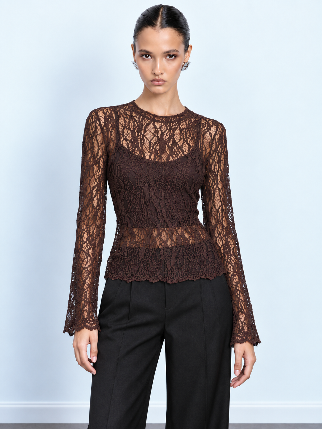 Sheer Lace Top