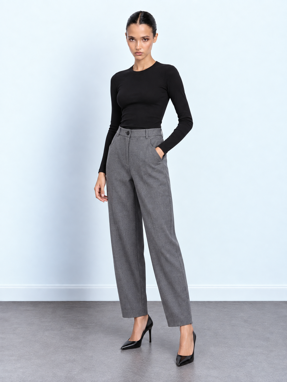 Tapered Tailored Trousers
