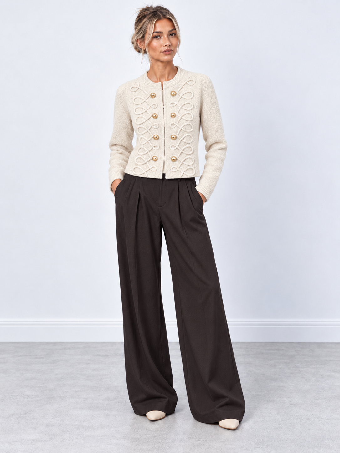 Frog Closure Cardigan