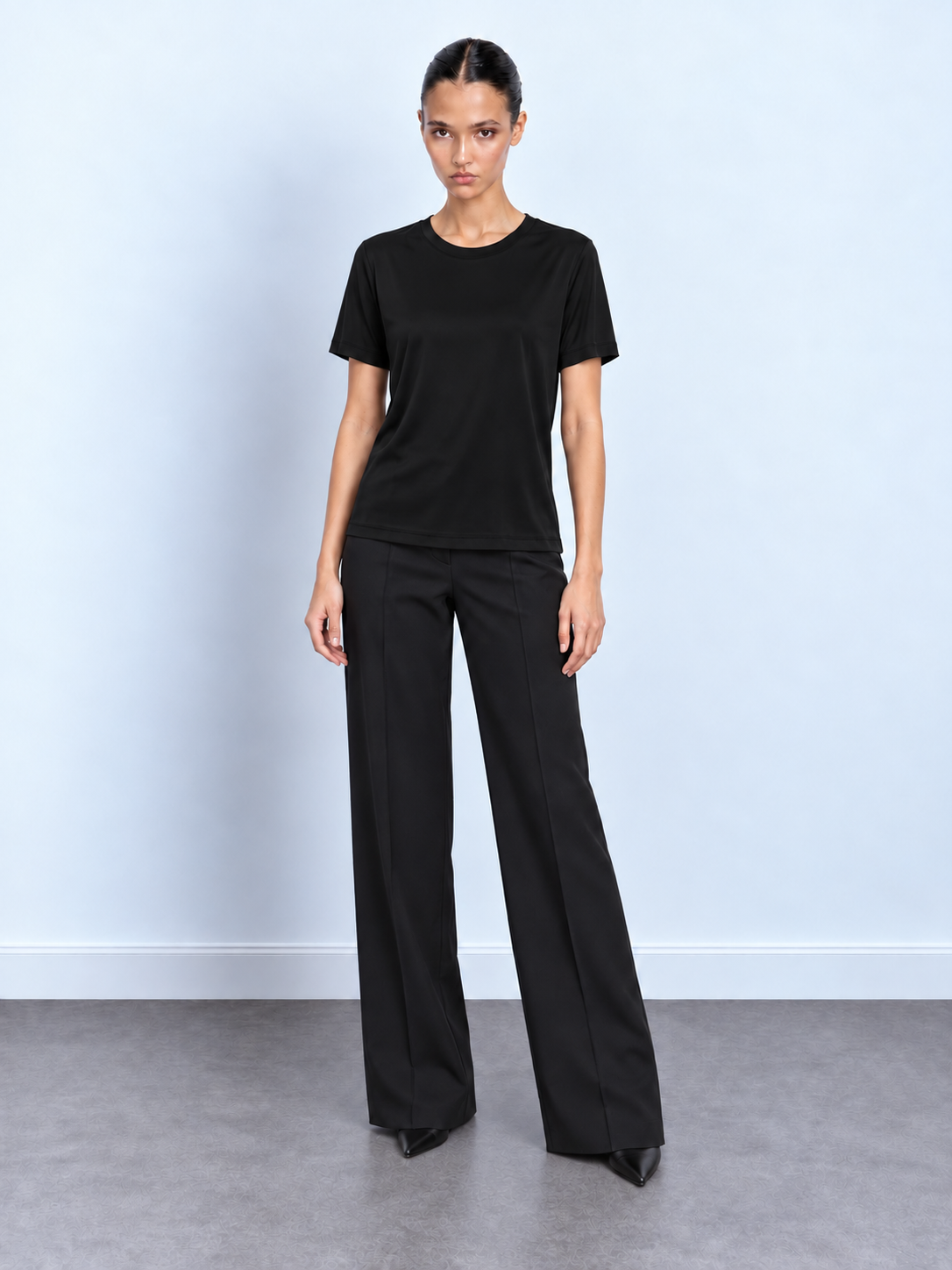 Silky Short-Sleeve Top
