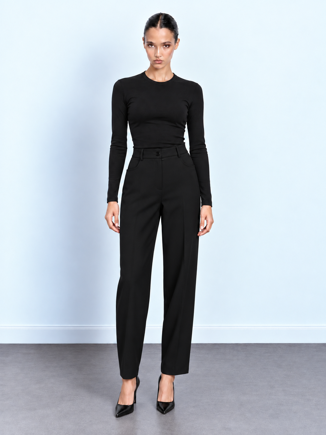 Tapered Tailored Trousers