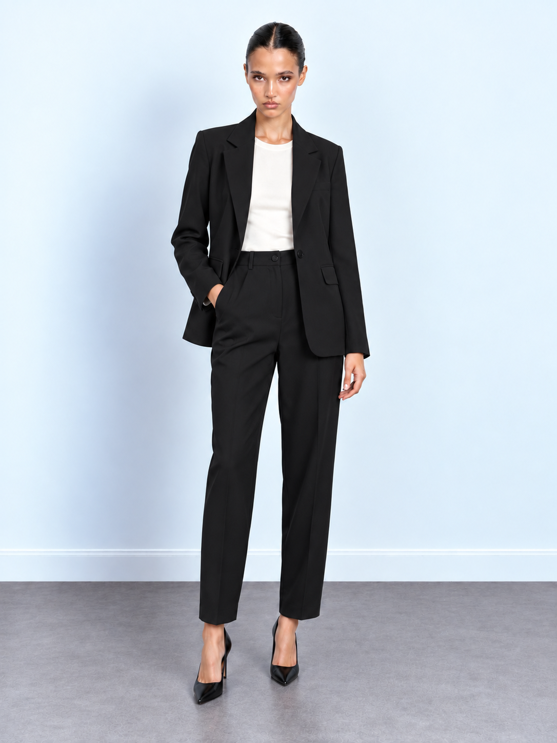 Single-Button Blazer