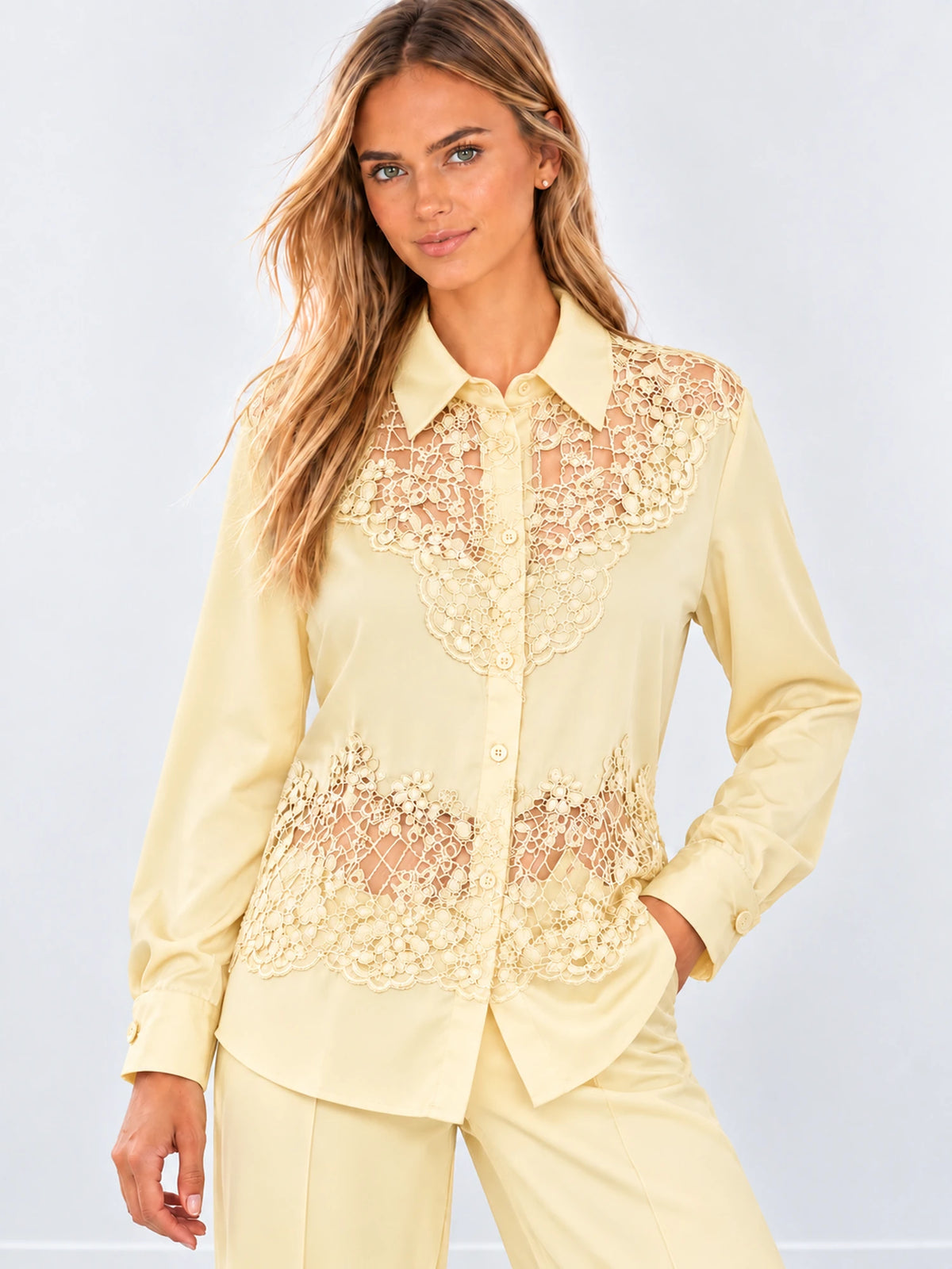 Ribbed Lace Top