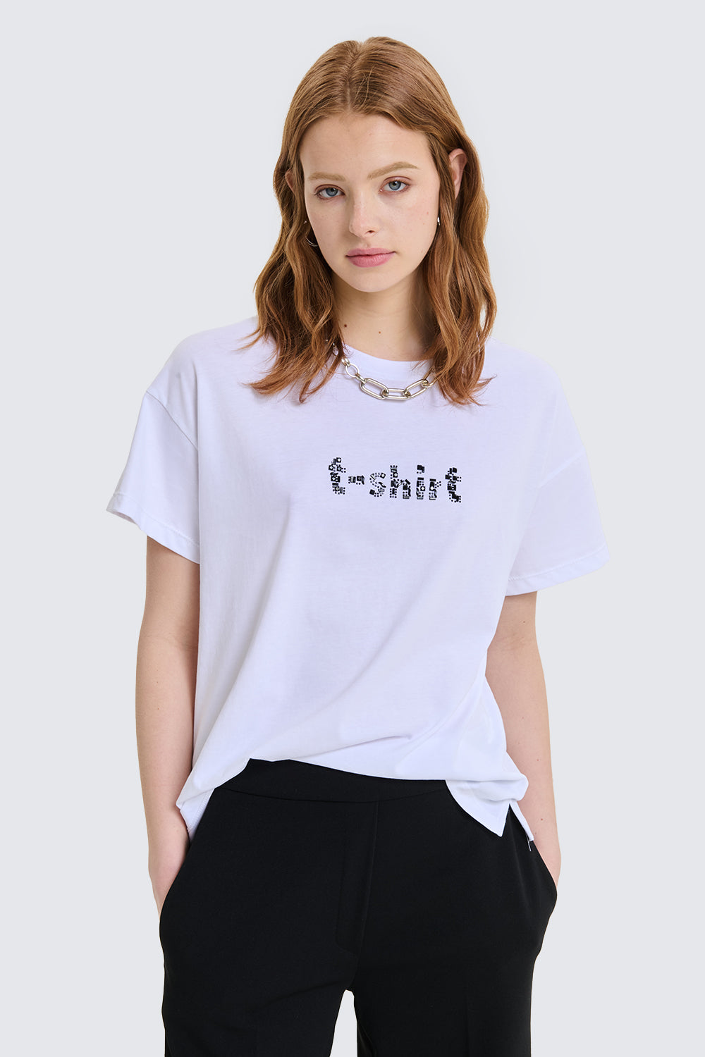 Rhinestone T-shirt