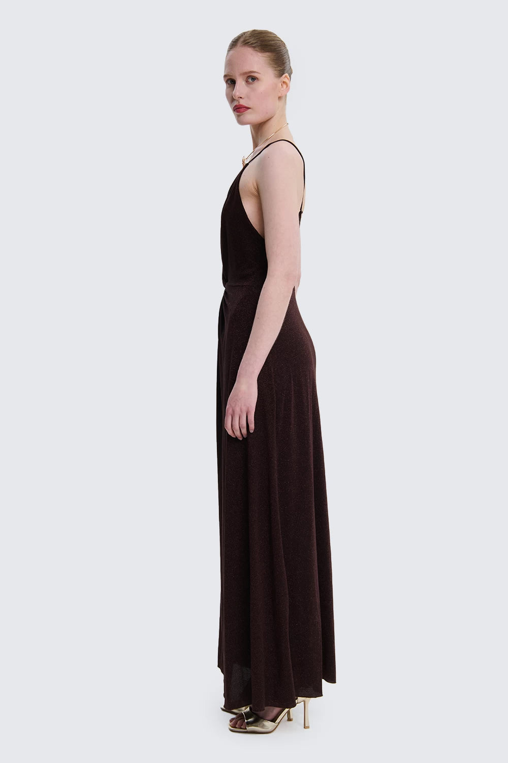 Long Lurex Tank Dress