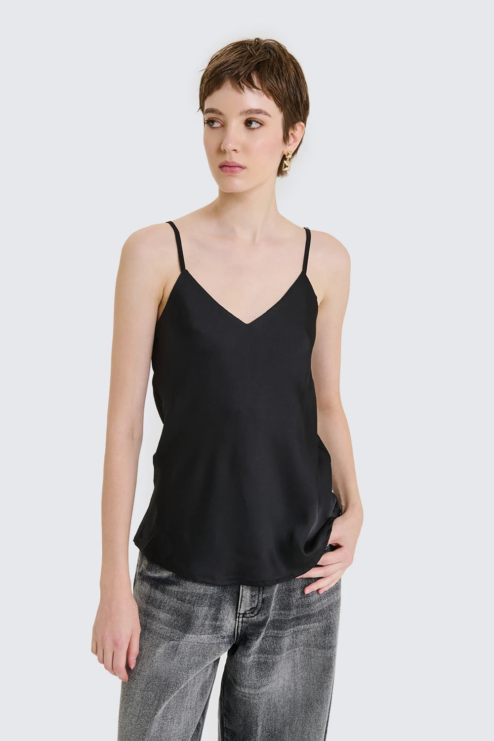 Satin Tank Top