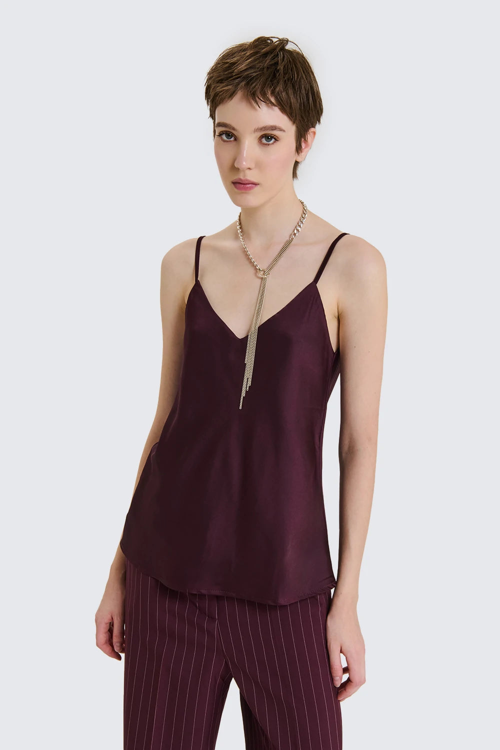 Satin Tank Top