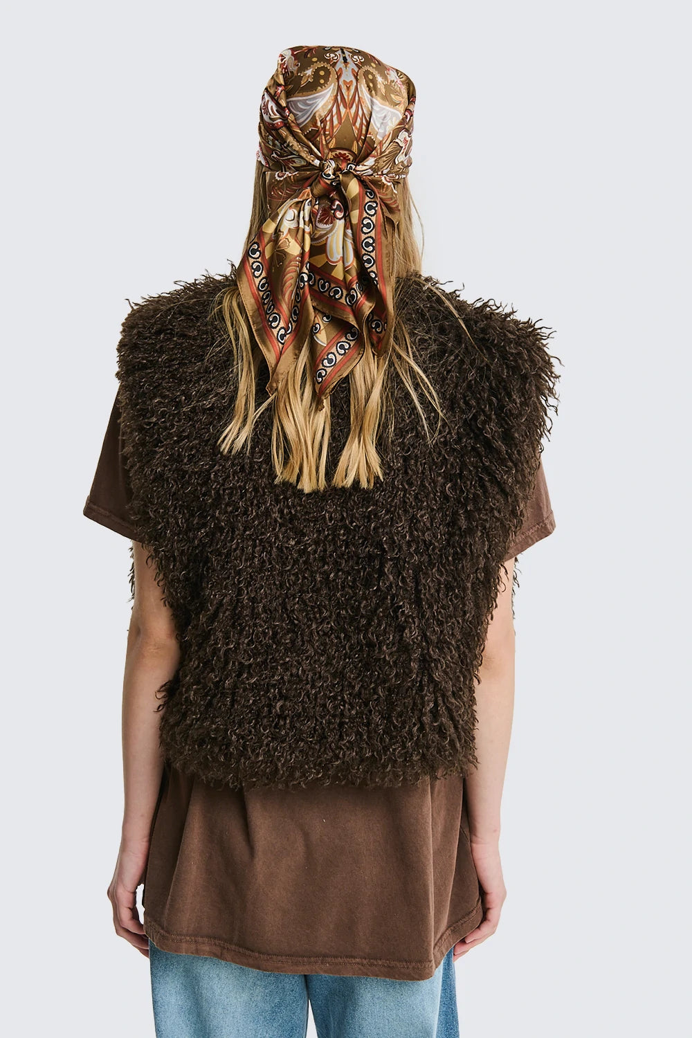 Eco Fur Crop Vest