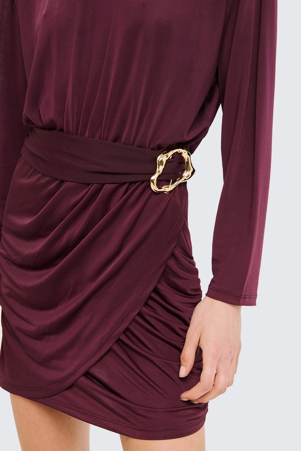 Dress with Buckle Detail