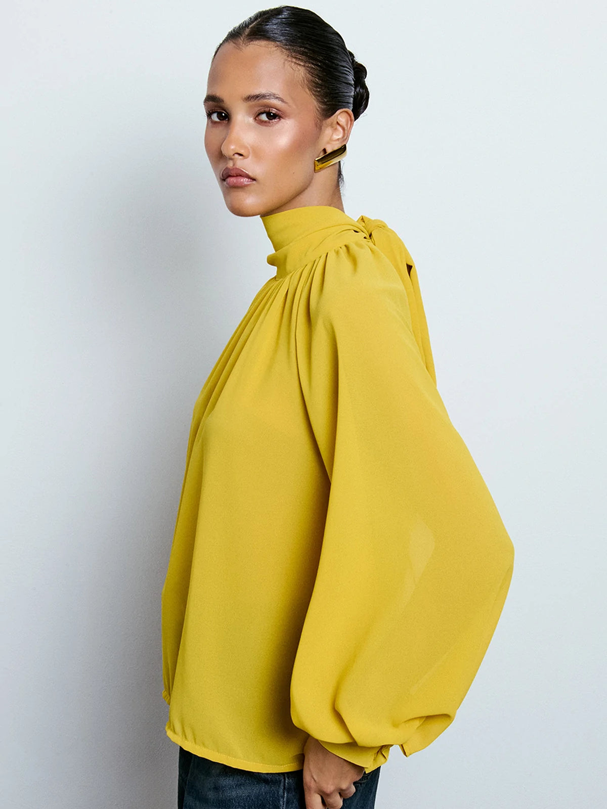 Tie Neck Blouse