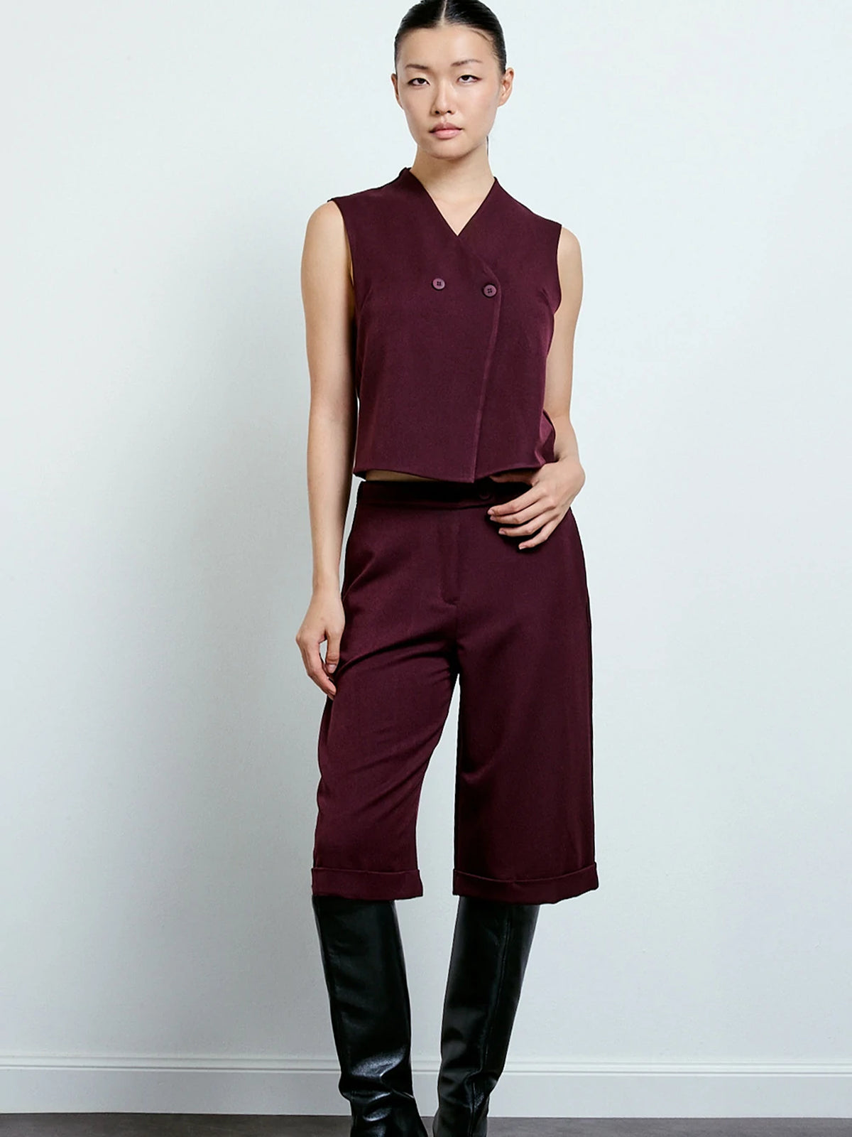 Cuffed Bermuda Shorts