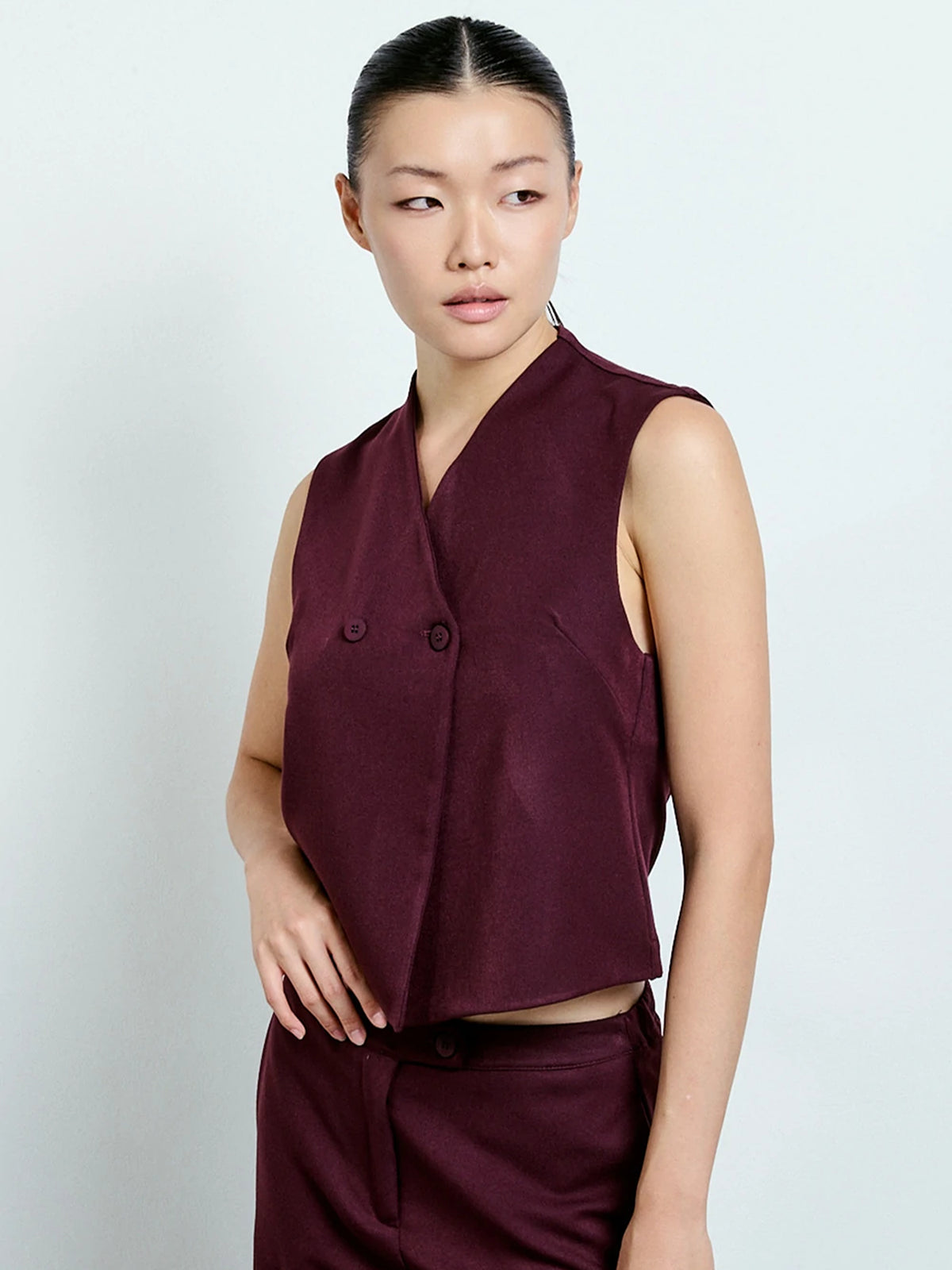 Asymmetric Tailored Vest