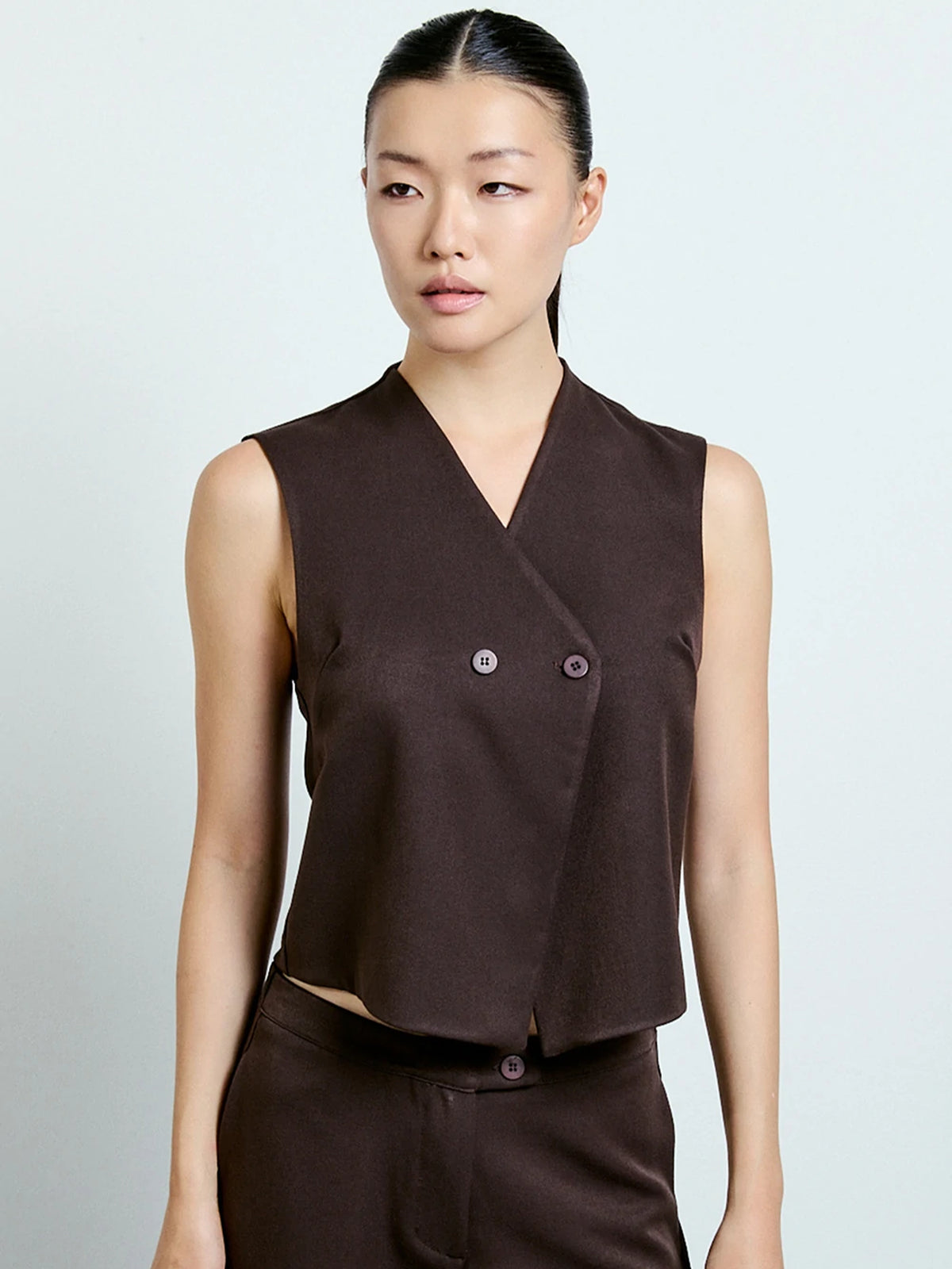 Asymmetric Tailored Vest