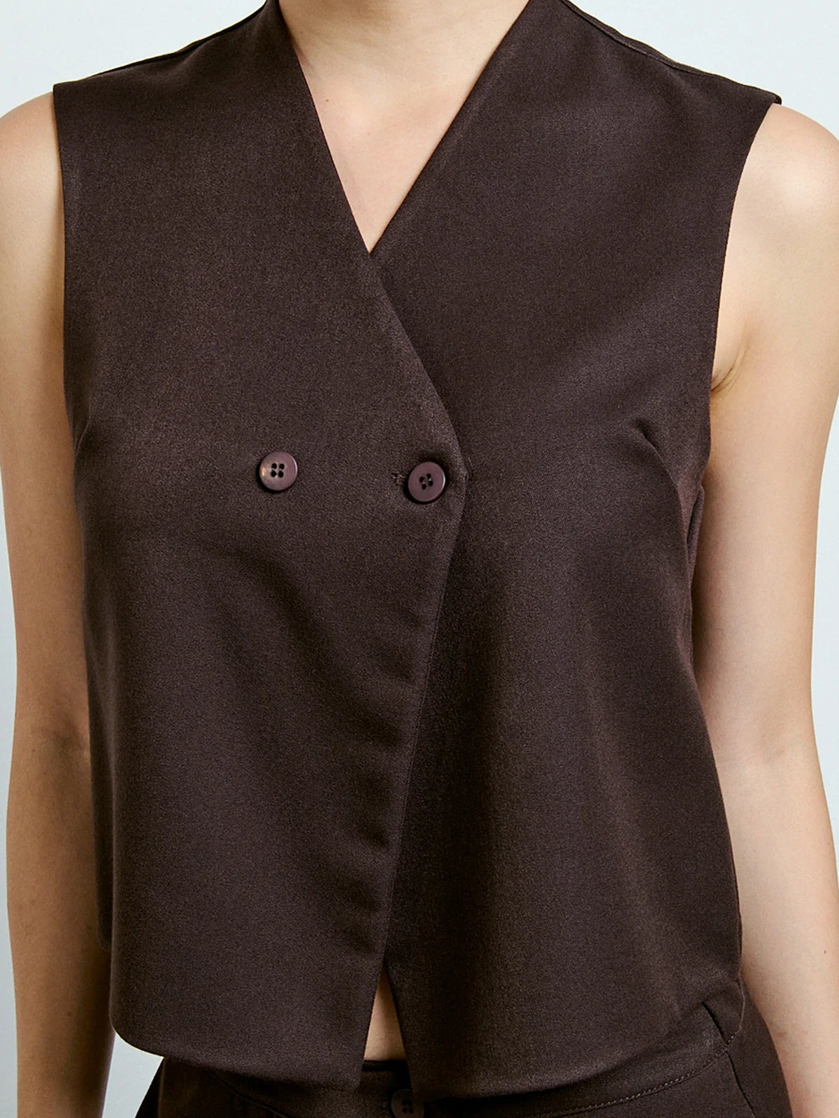 Asymmetric Tailored Vest